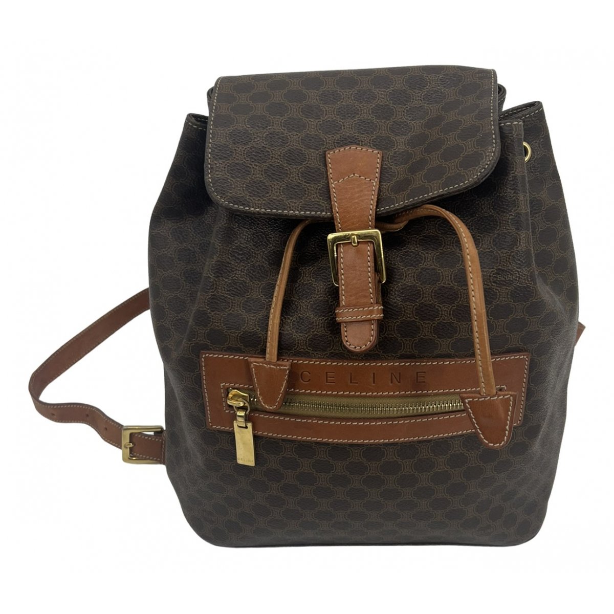 Folco leather backpack