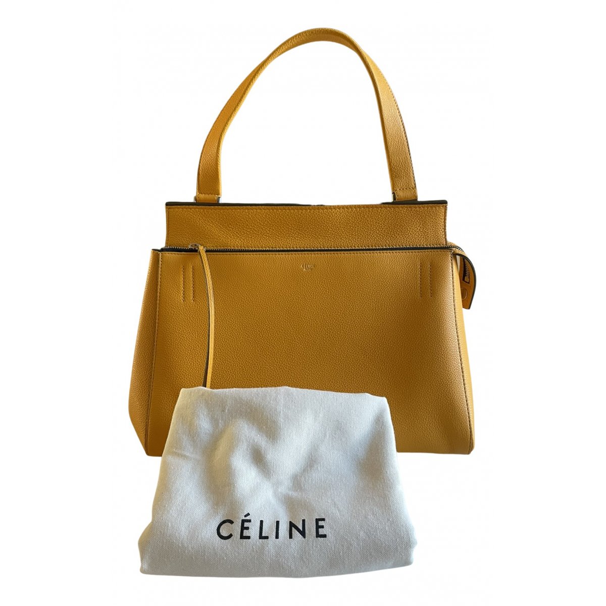 Edge leather handbag