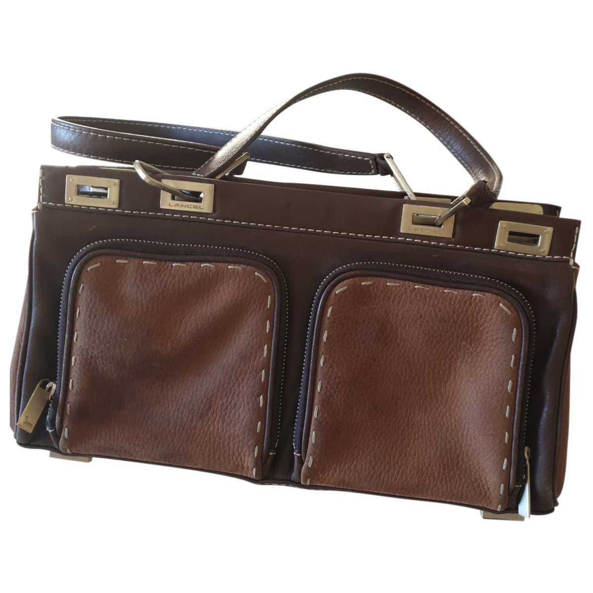 Balancel leather handbag
