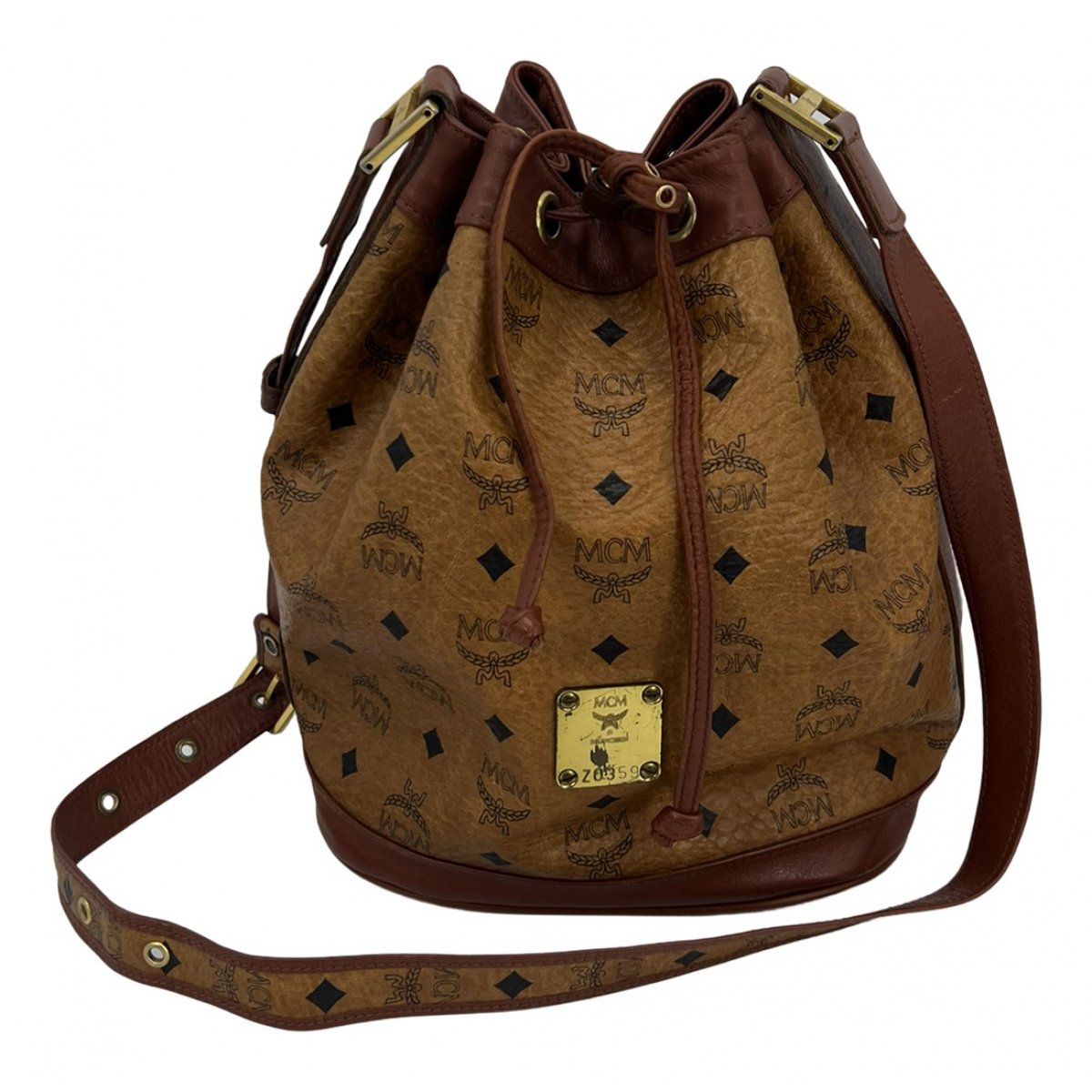 Heritage Drawstring leather crossbody bag