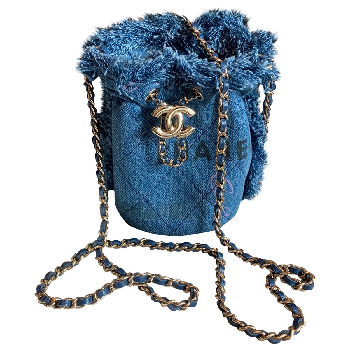 Gabrielle Bucket cloth crossbody bag