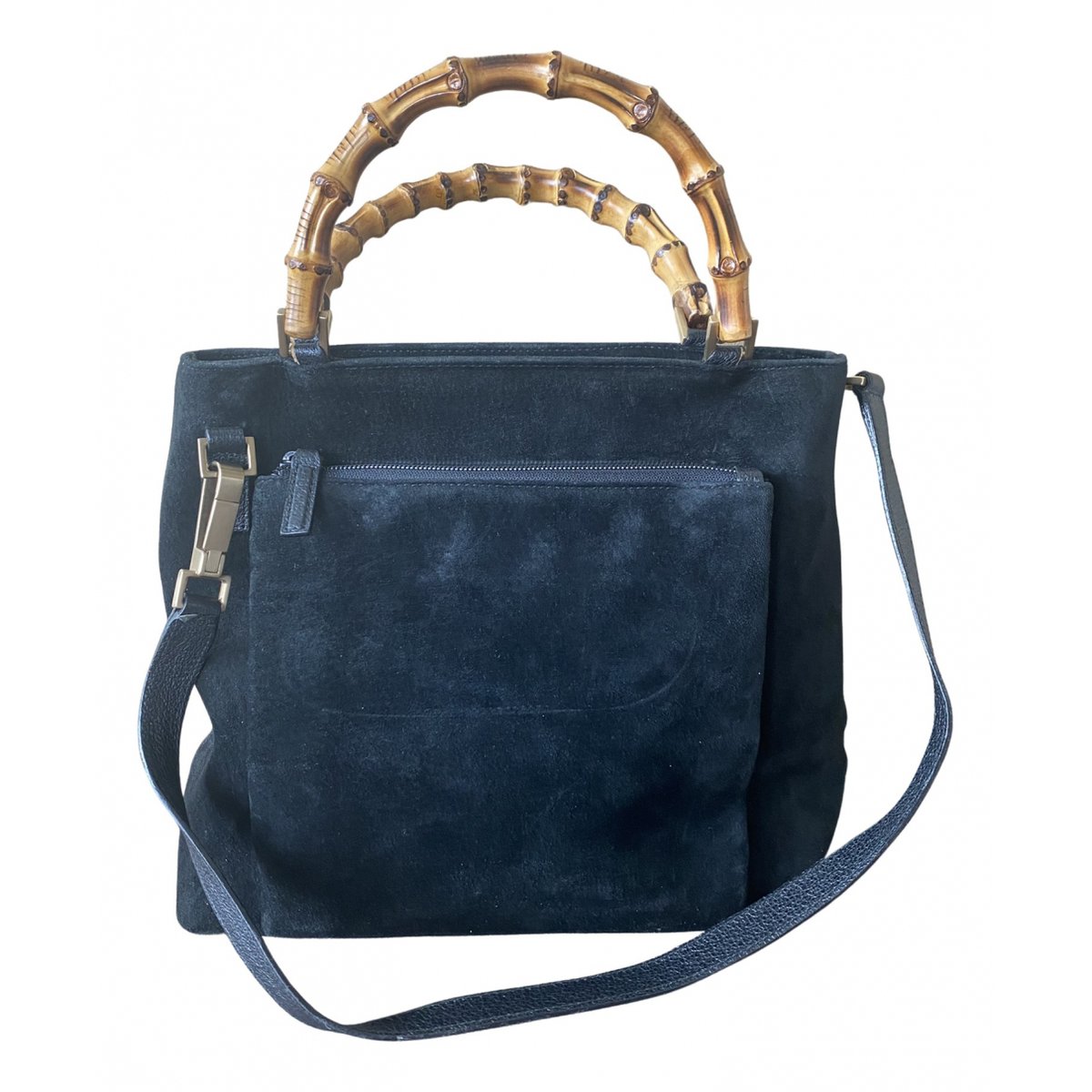 Bamboo Zip Top Handle handbag