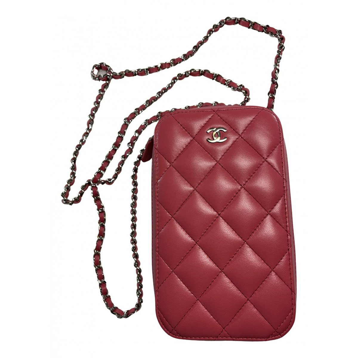 Trendy CC Vanity leather crossbody bag