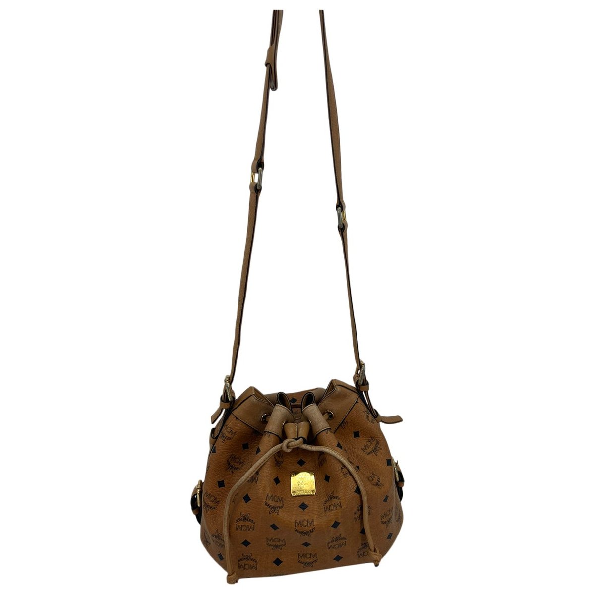 Heritage Drawstring leather crossbody bag