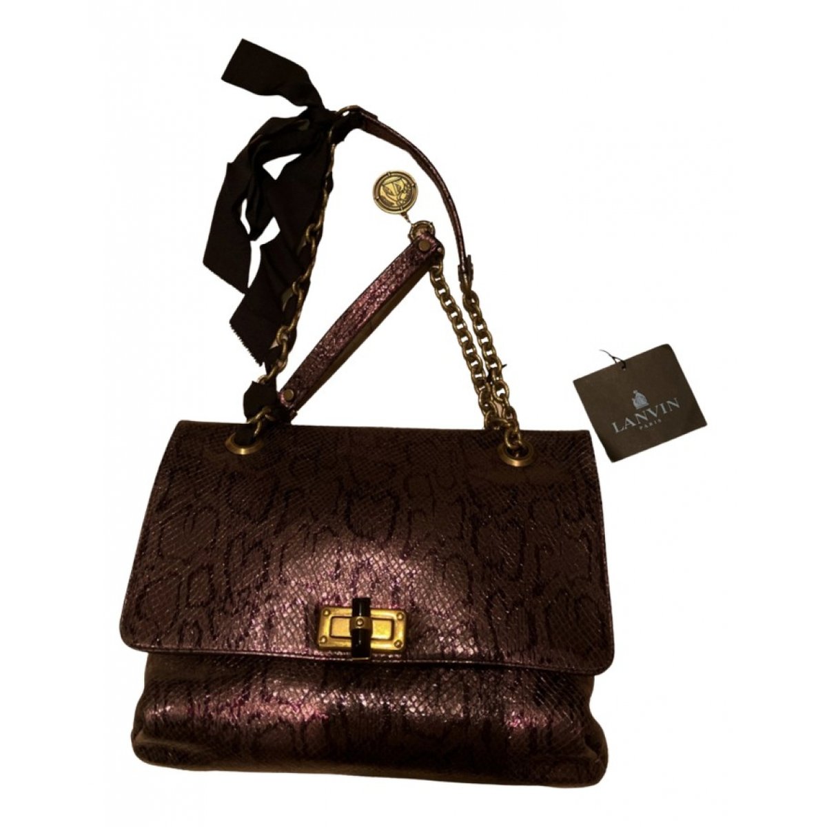Happy leather handbag