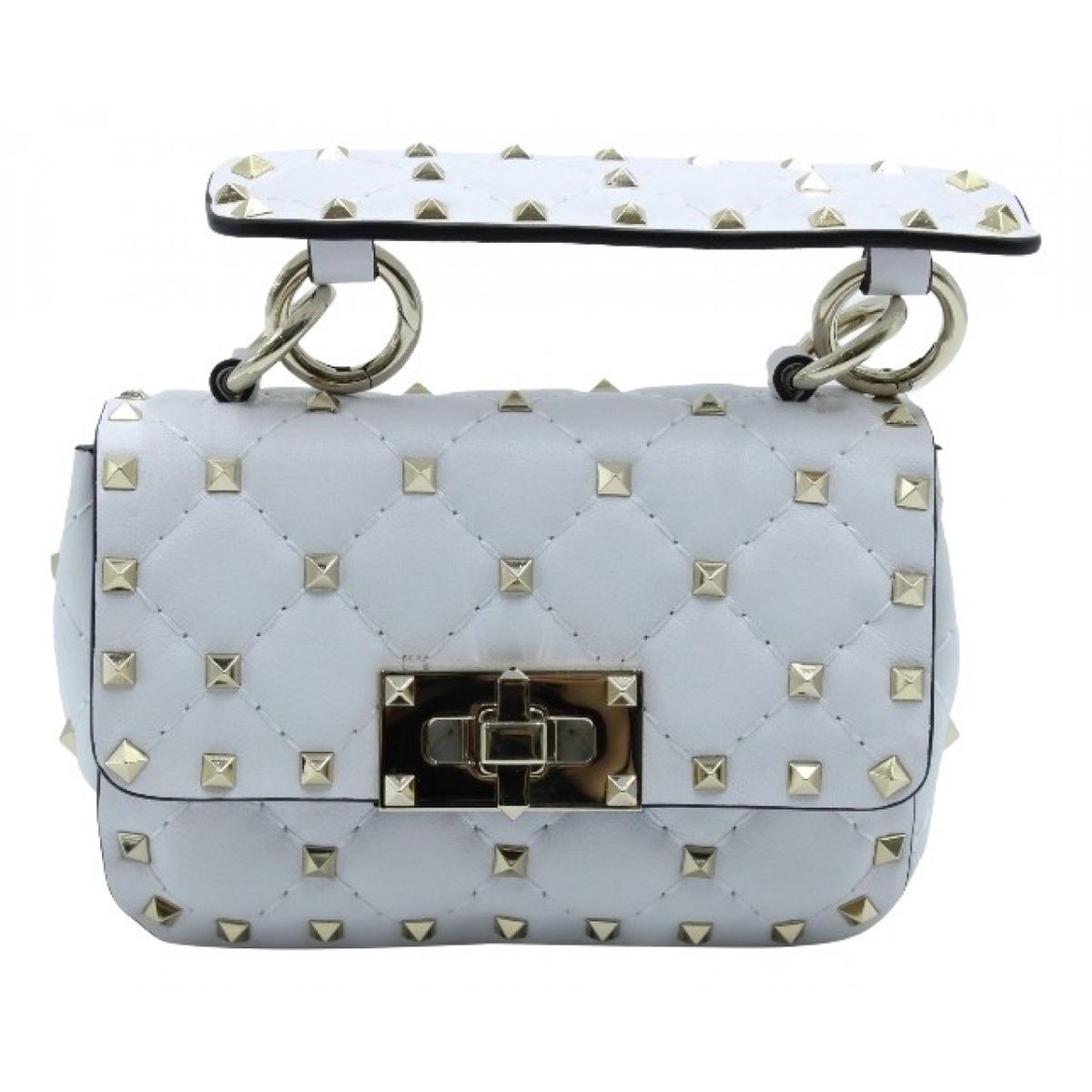 Rockstud spike leather bag