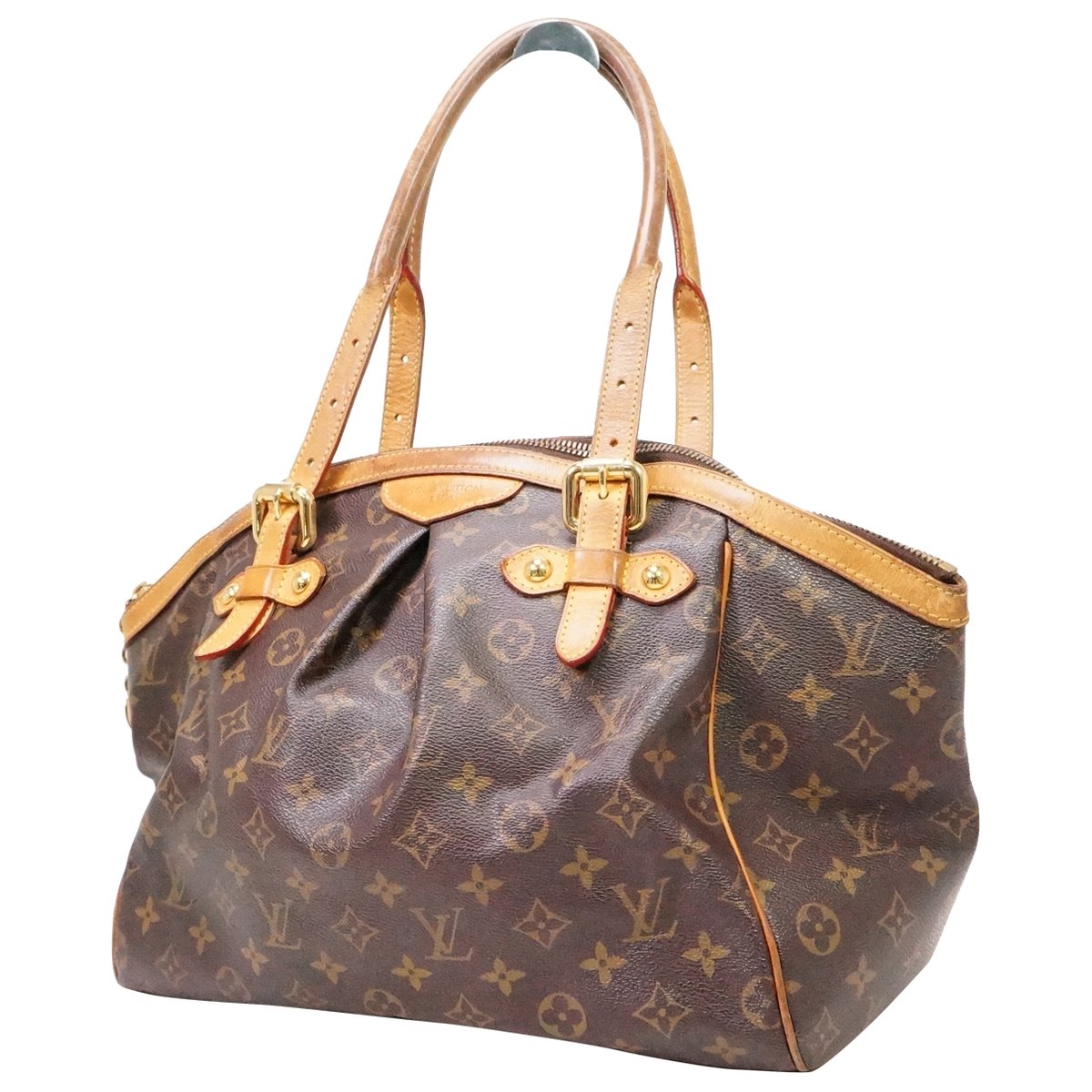 Tivoli leather bowling bag