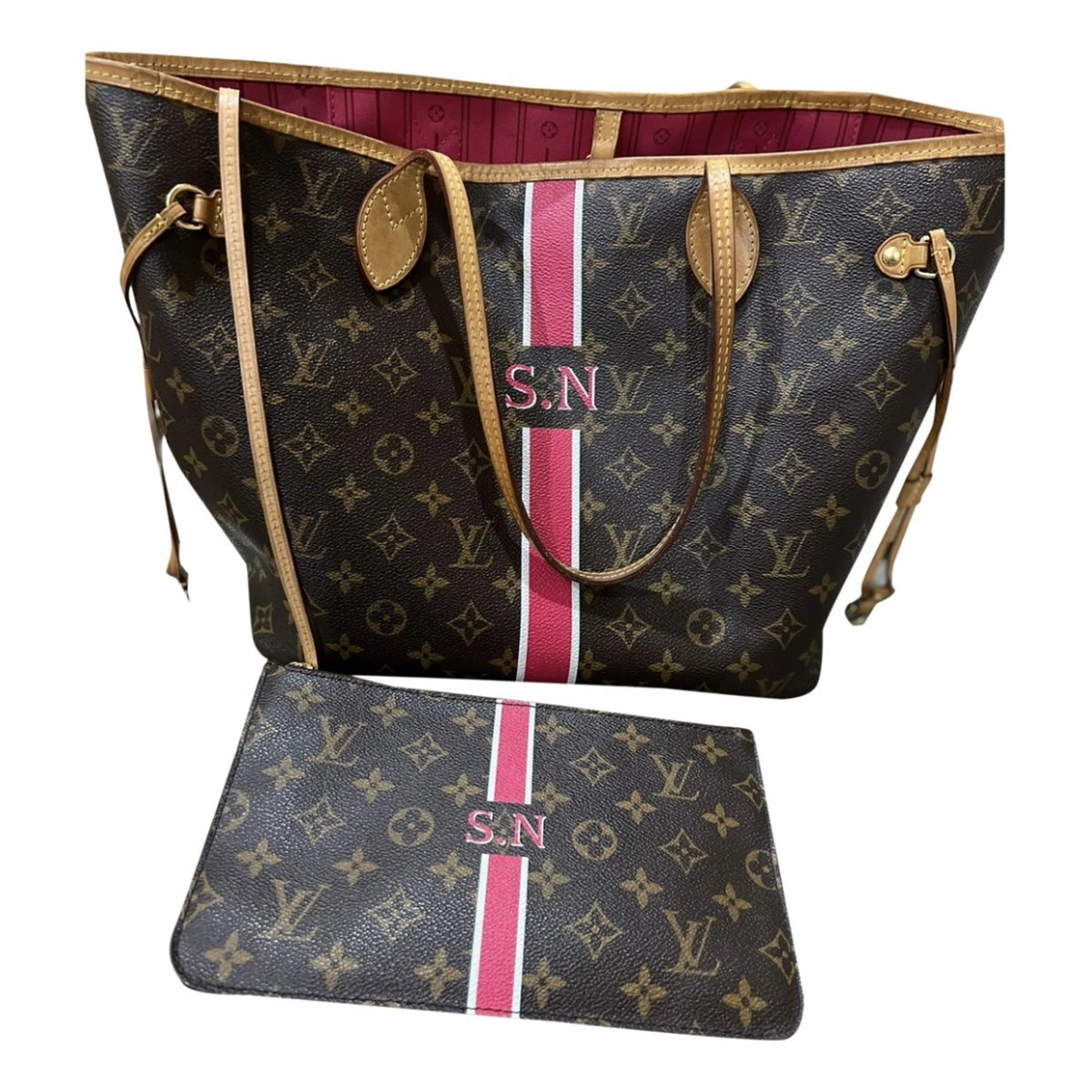 Neverfull leather tote