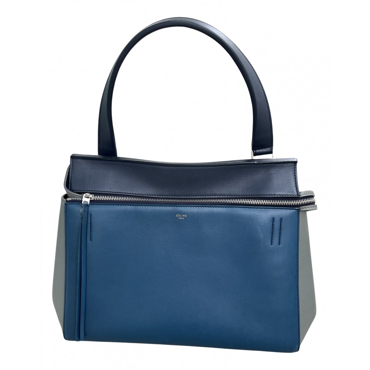 Edge leather handbag