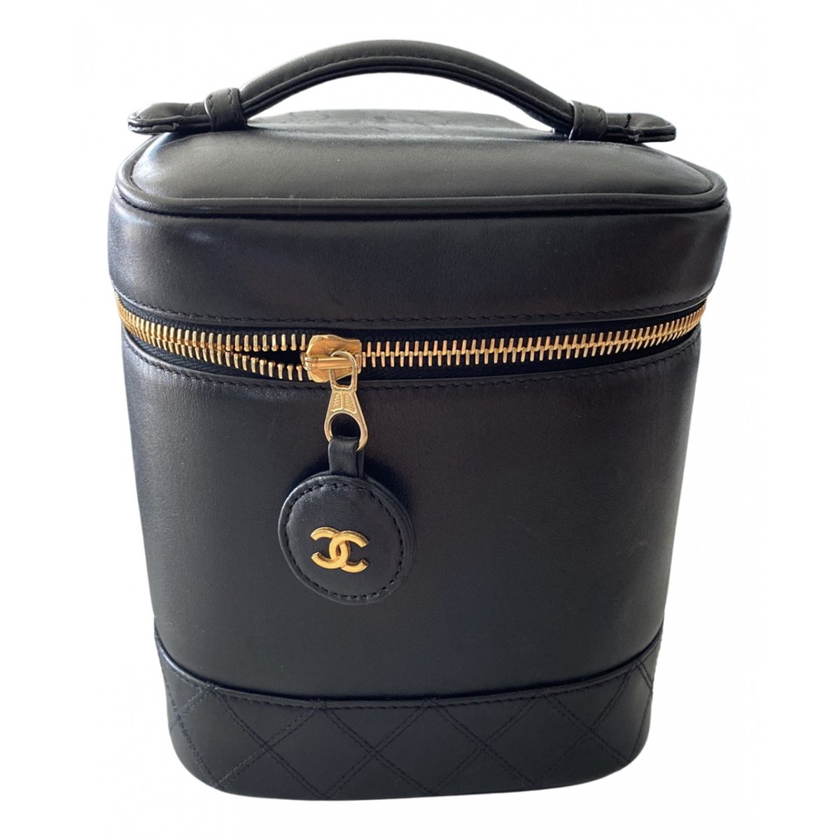 Trendy CC Vanity leather handbag
