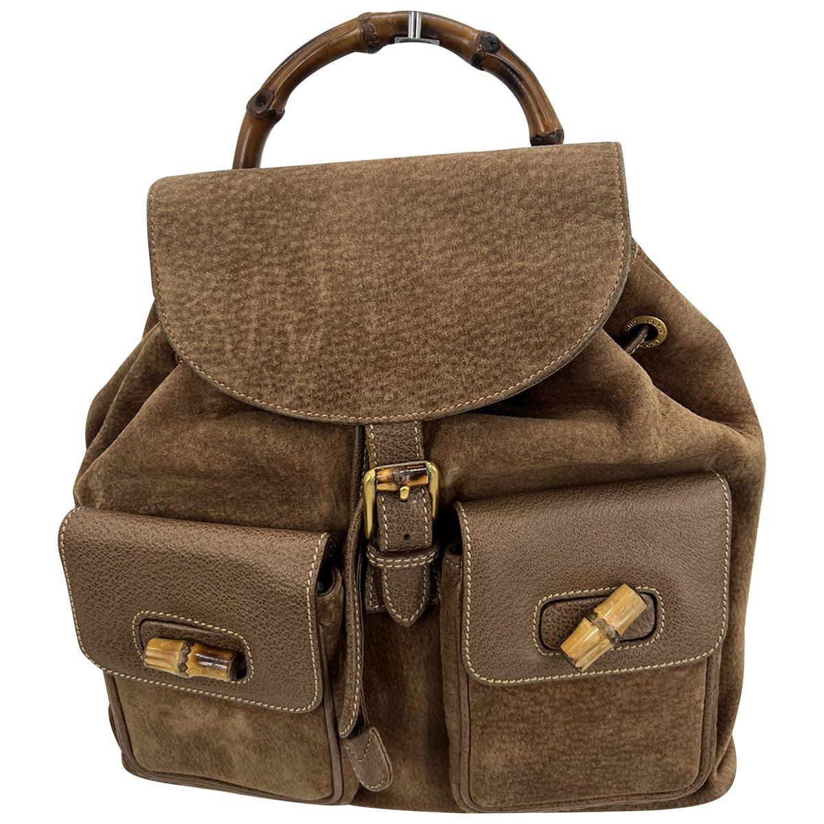 Bamboo Tassel Oval backpack