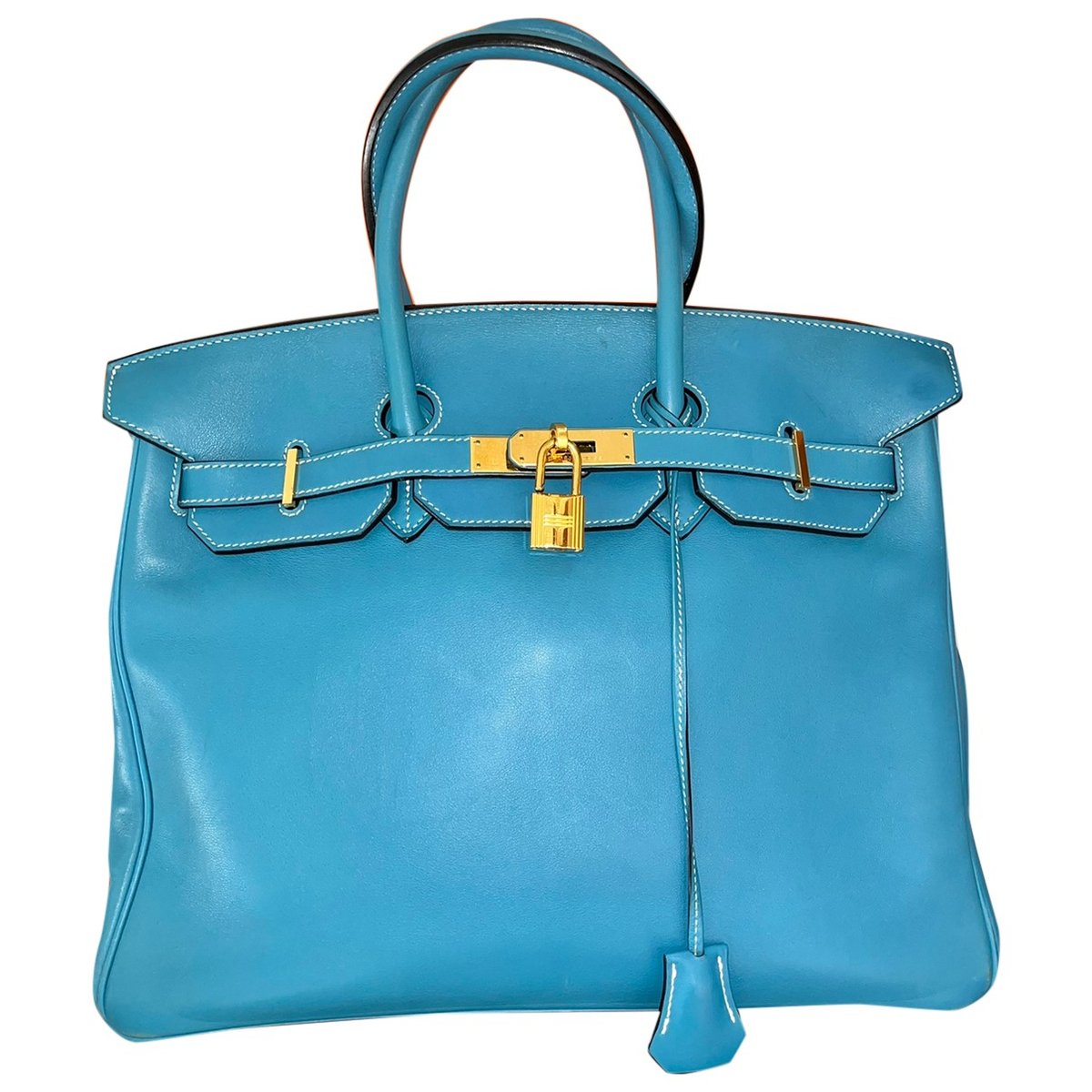Birkin 35 leather handbag