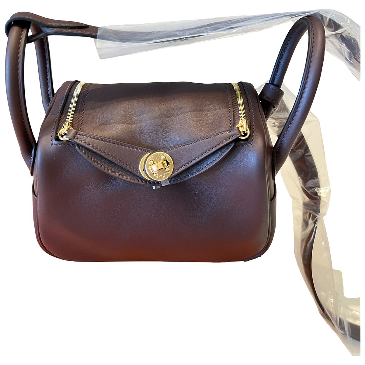 Lindy leather handbag