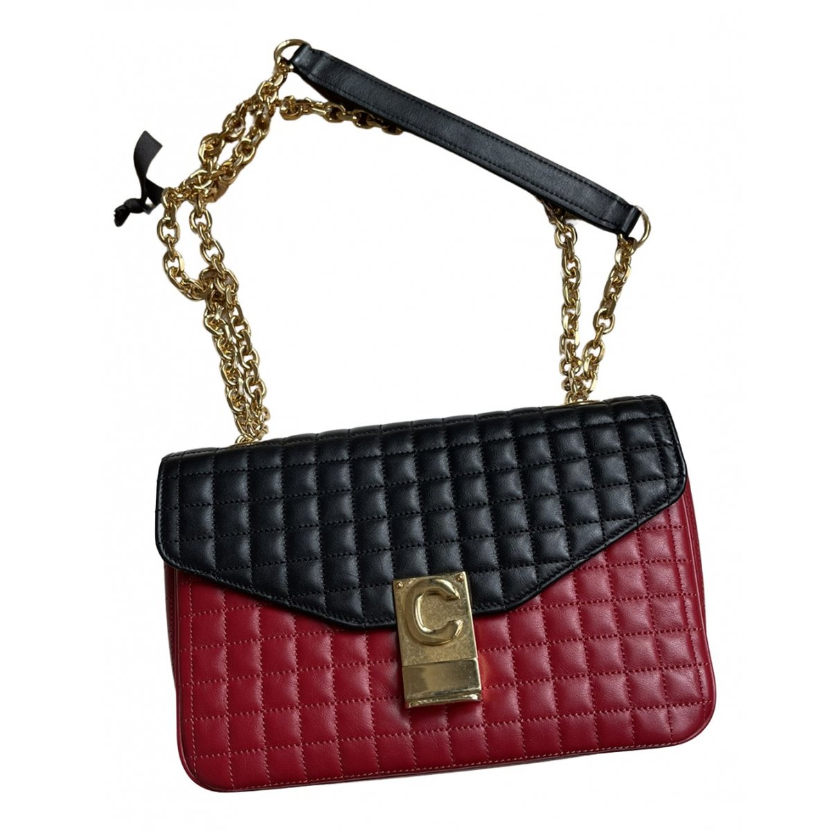 C bag leather crossbody bag