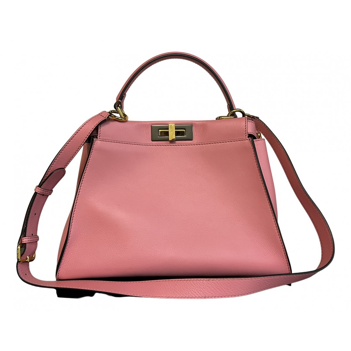 Peekaboo leather handbag