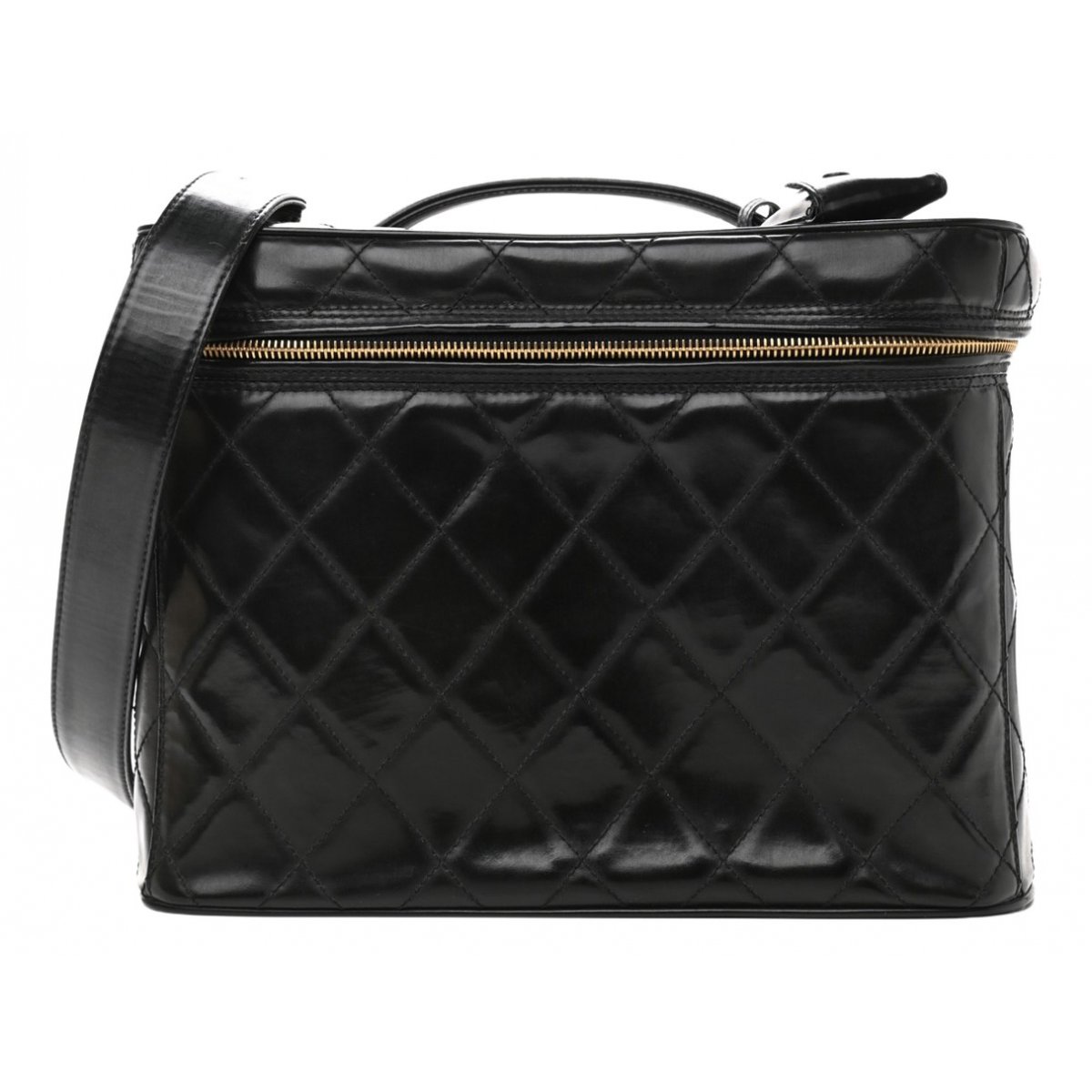 Vanity leather crossbody bag