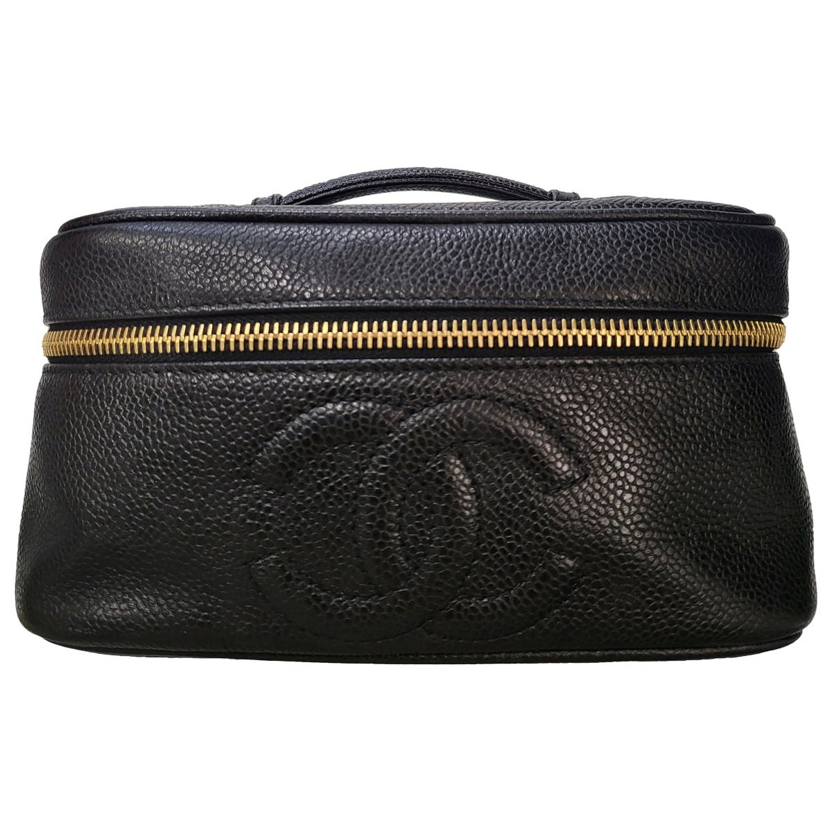 Vanity leather travel bag