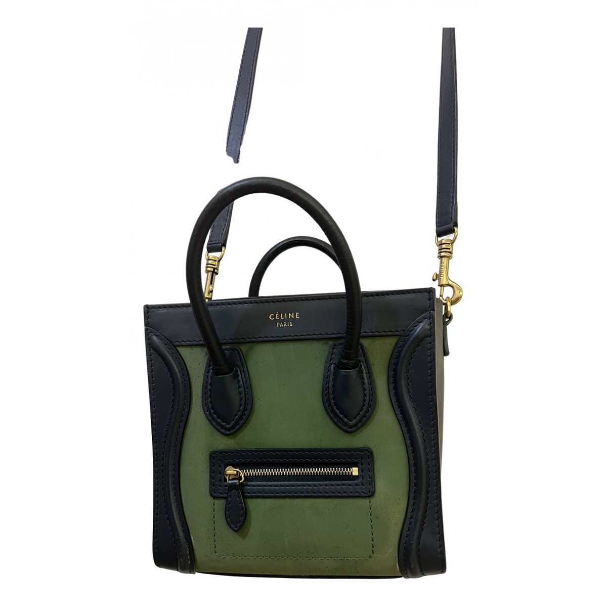 Luggage patent leather handbag