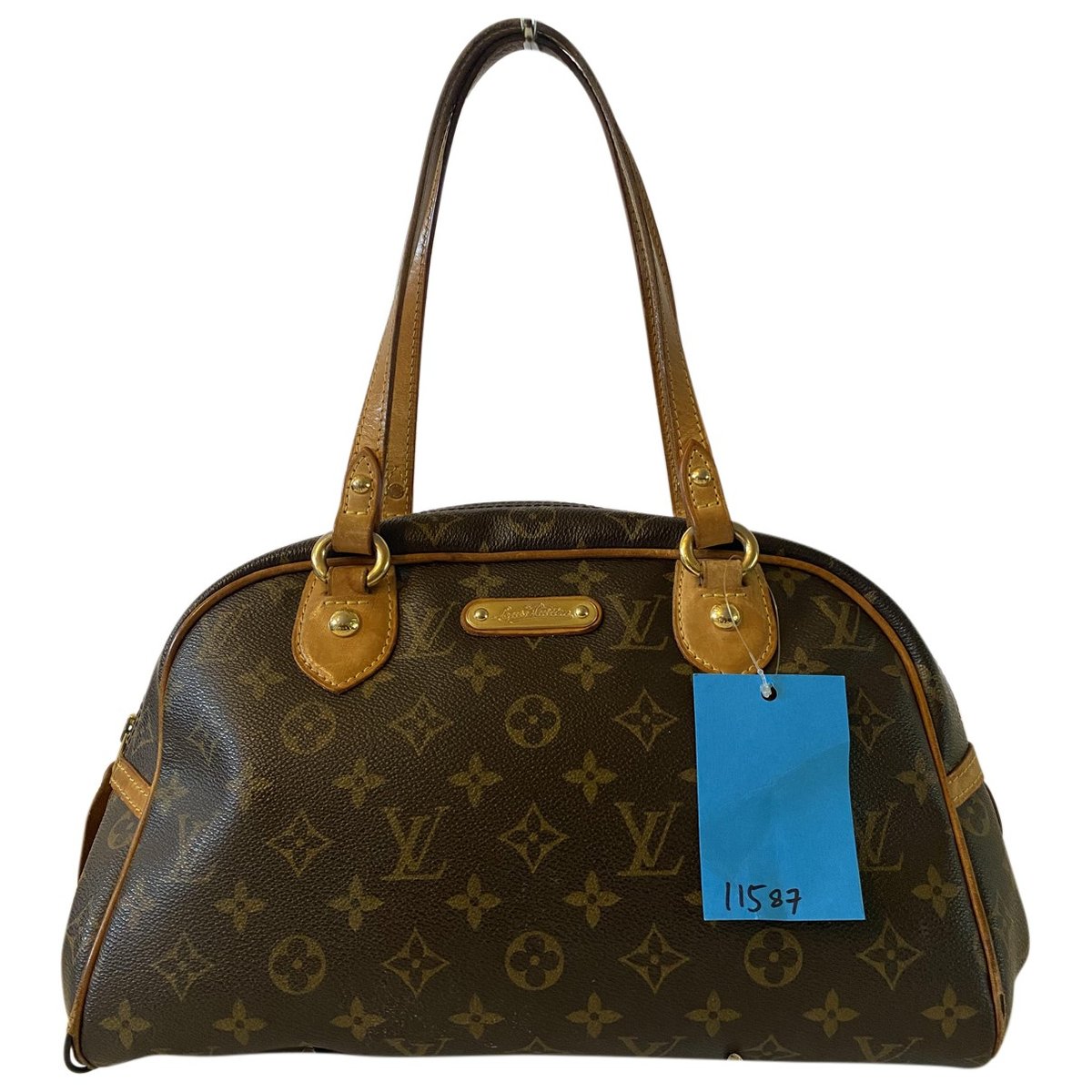 Montorgueil patent leather handbag