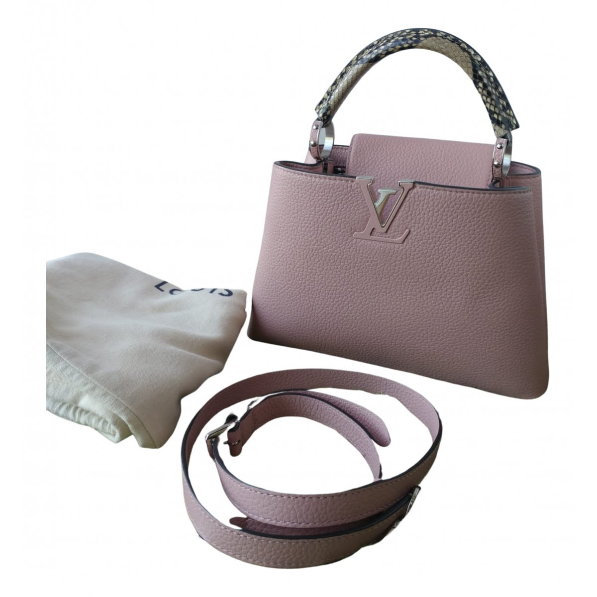Capucines leather handbag