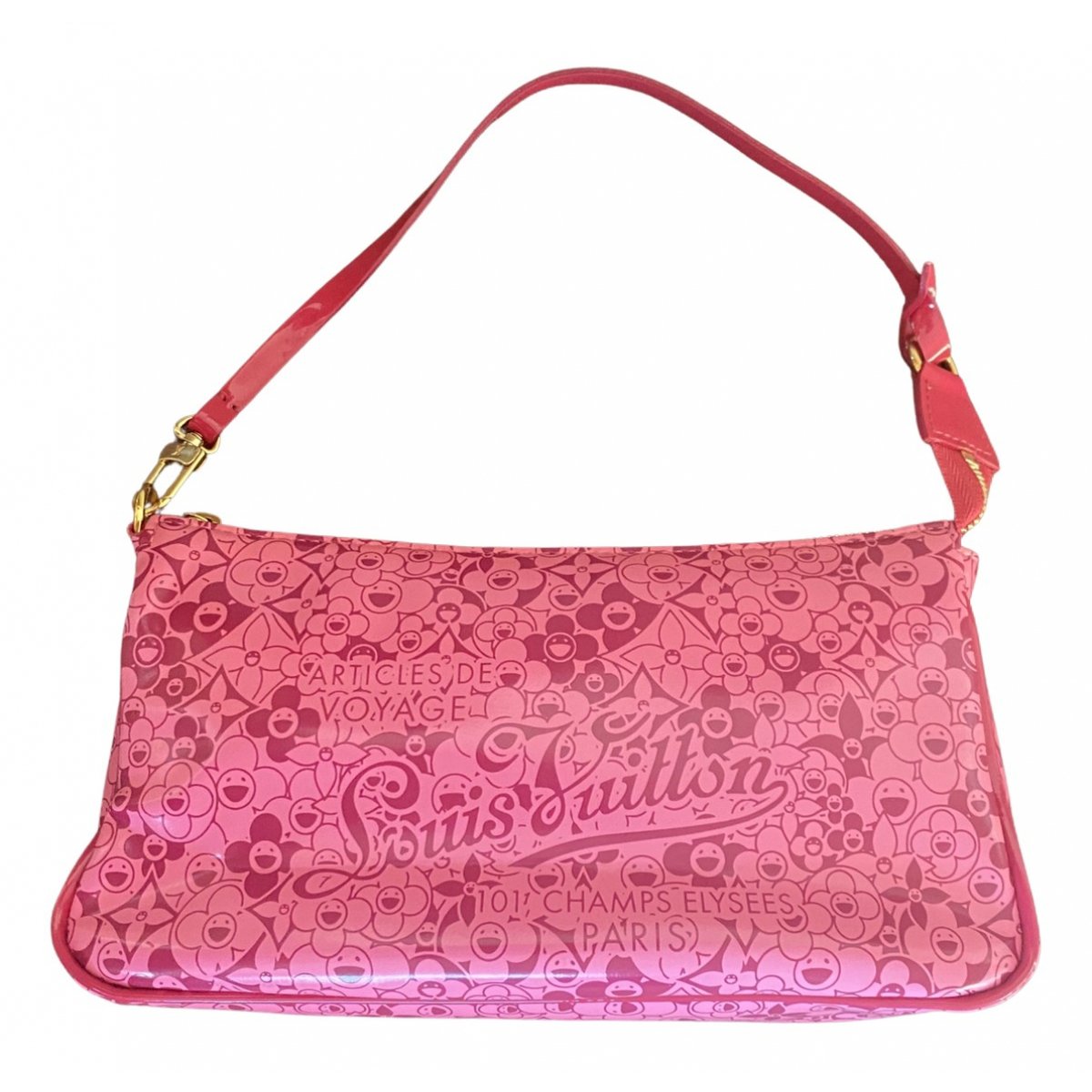 Pochette Accessoire patent leather handbag