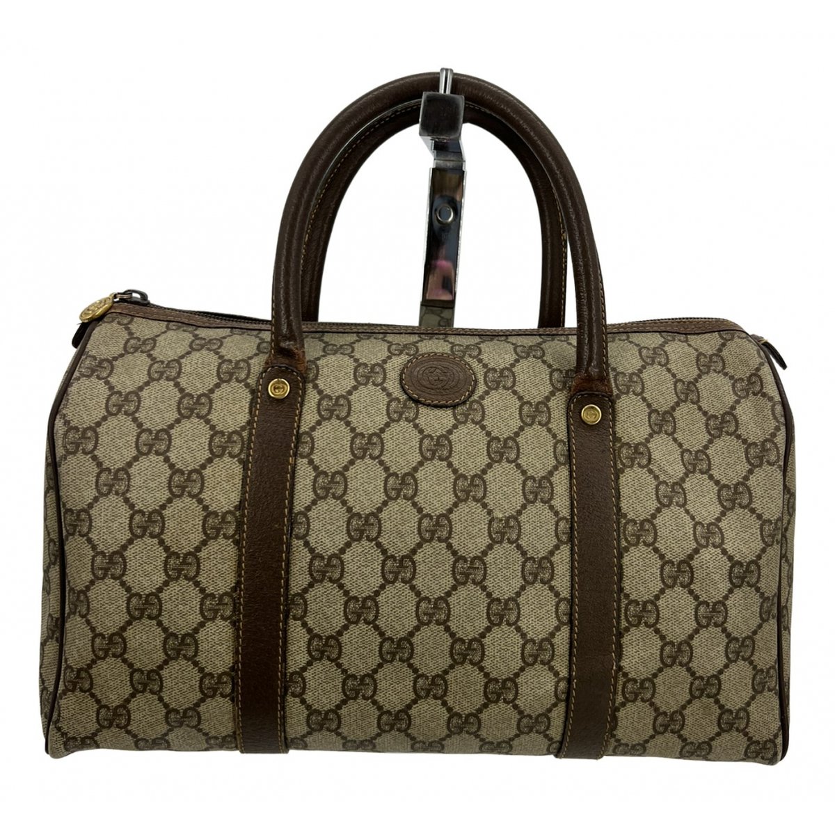 Boston leather handbag