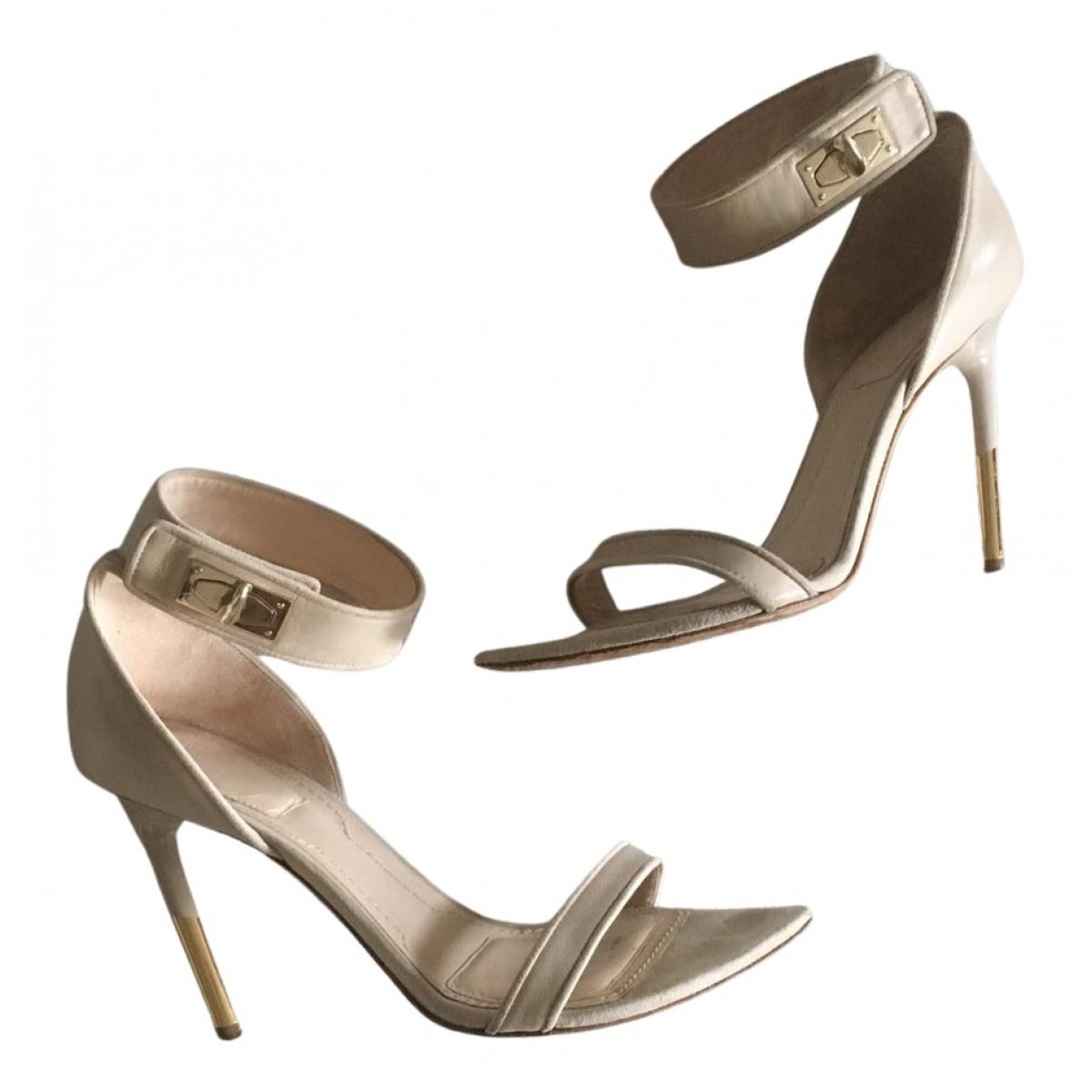 Shark leather sandals