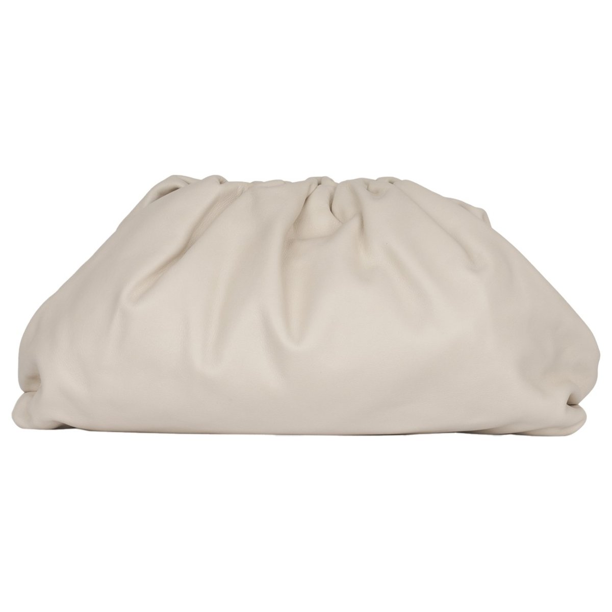 Pouch leather clutch bag