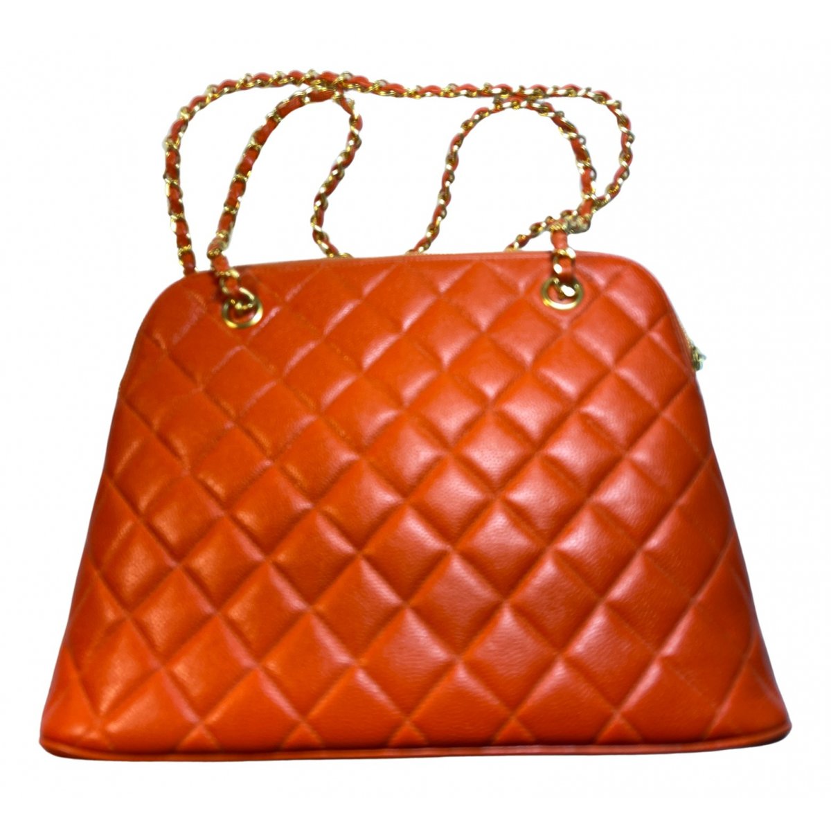 Vintage CC Chain leather handbag
