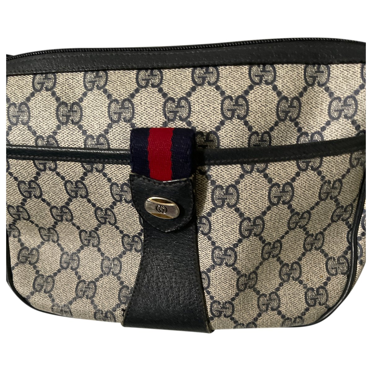 Ophidia Dome leather handbag