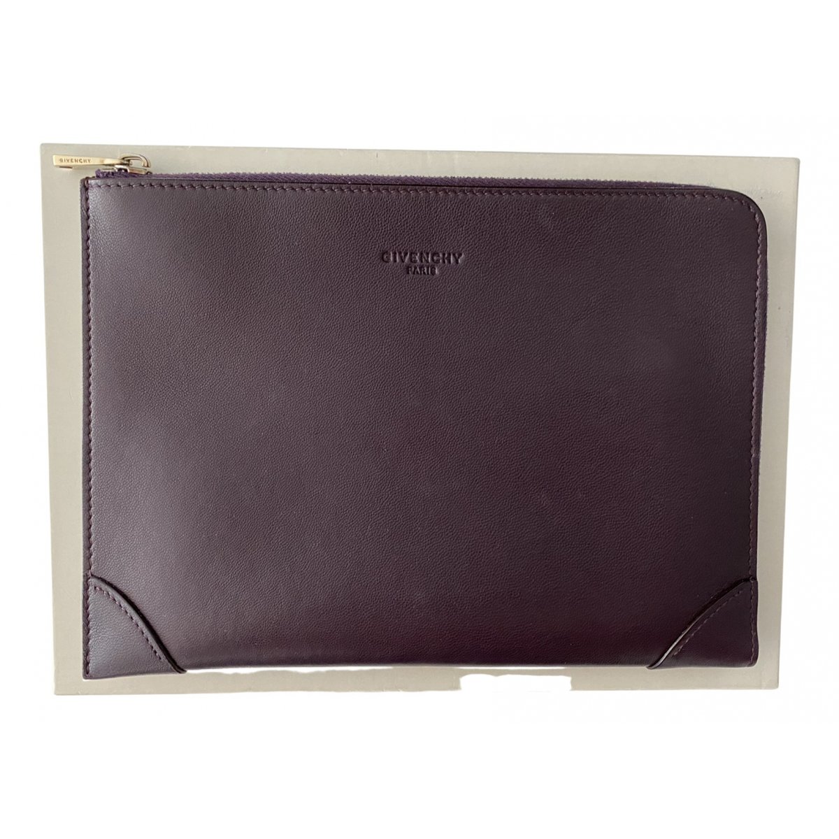 Lucrezia leather clutch bag