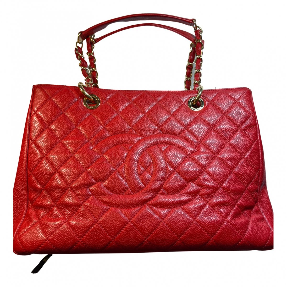 Grand shopping leather tote