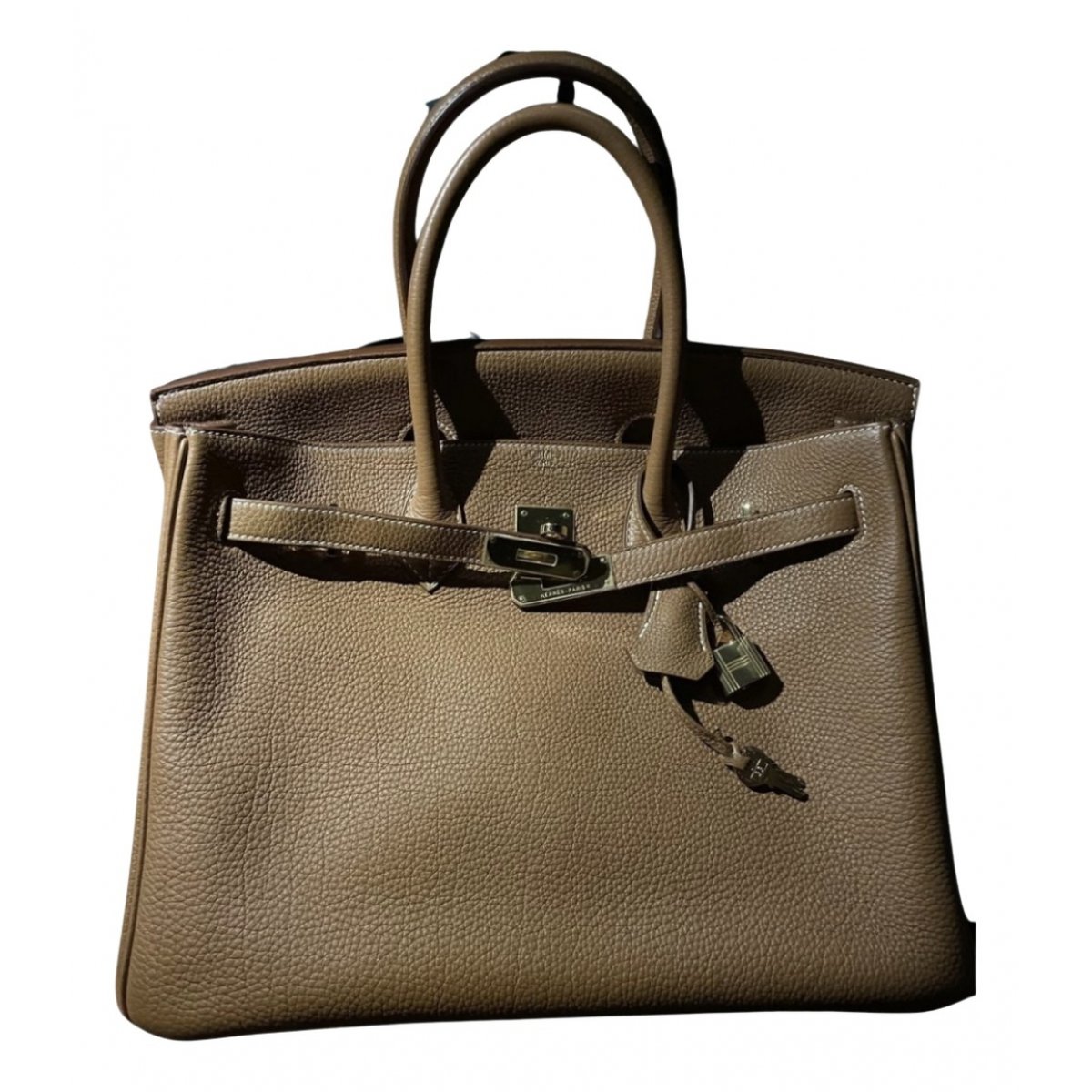 Birkin 35 leather handbag