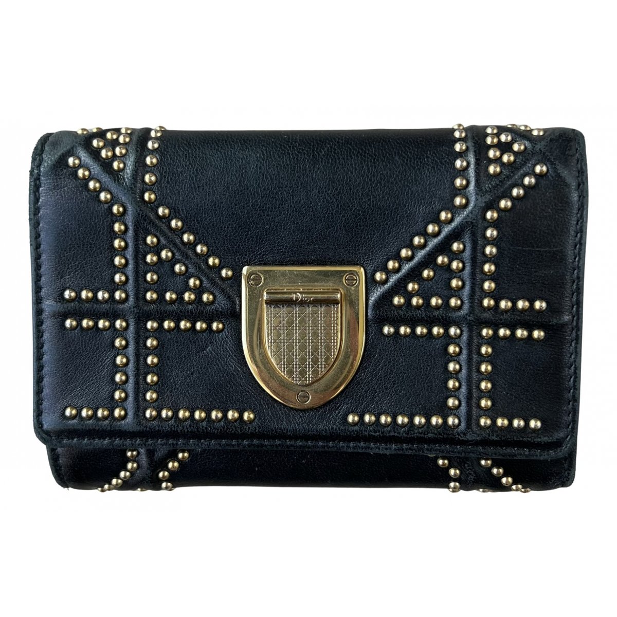 Diorama leather wallet