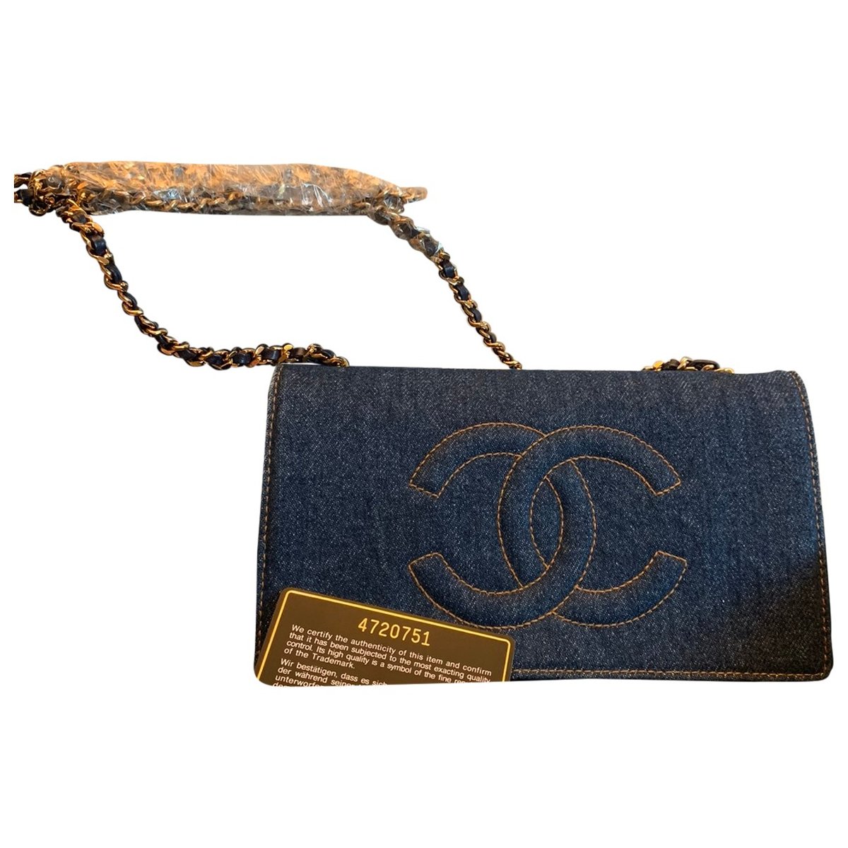 Wallet On Chain Double C crossbody bag