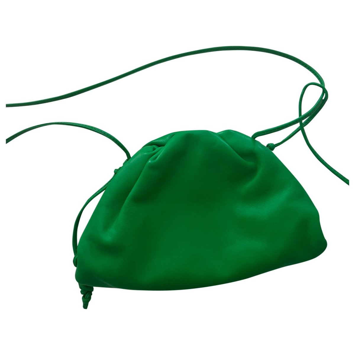 Pouch leather crossbody bag