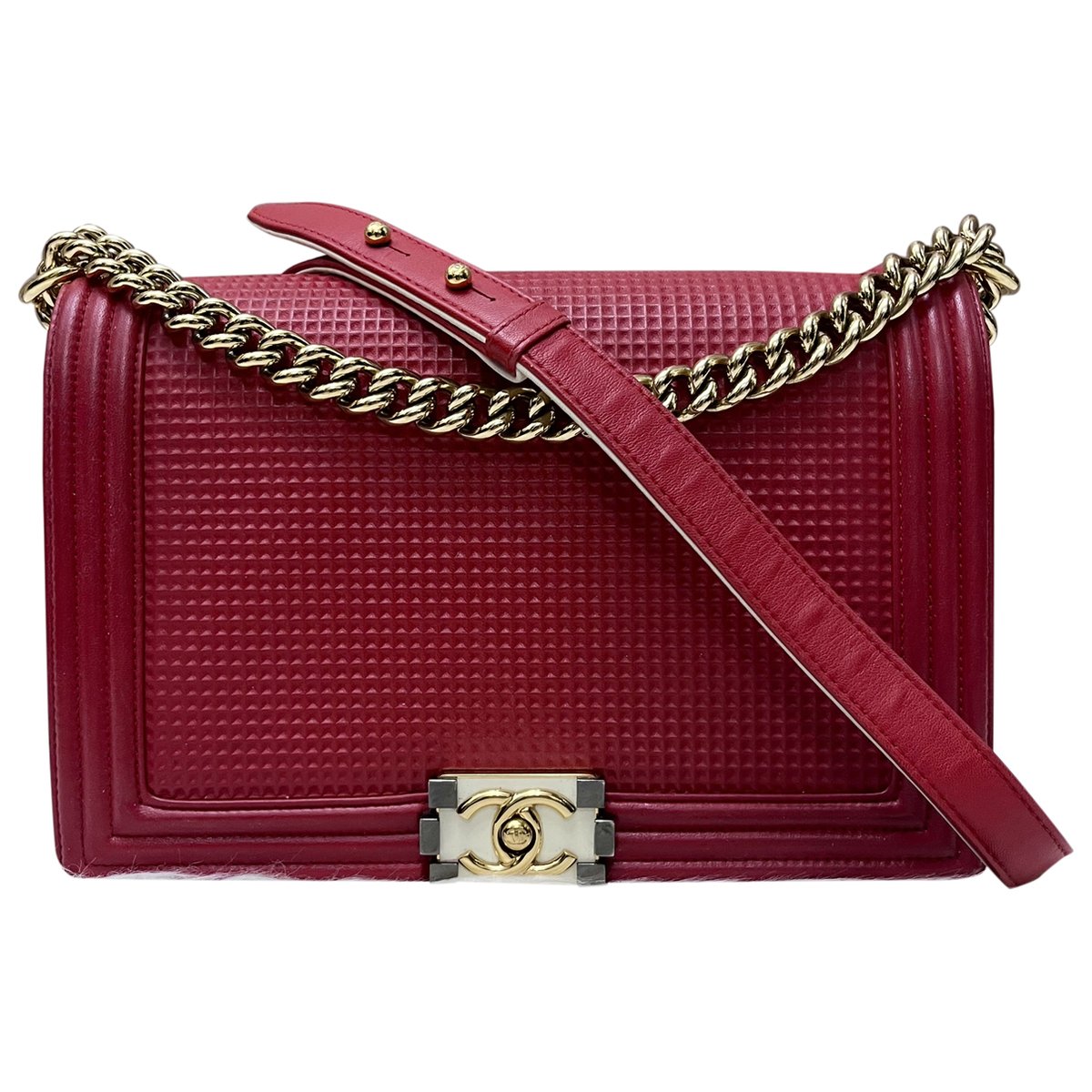 Boy leather crossbody bag