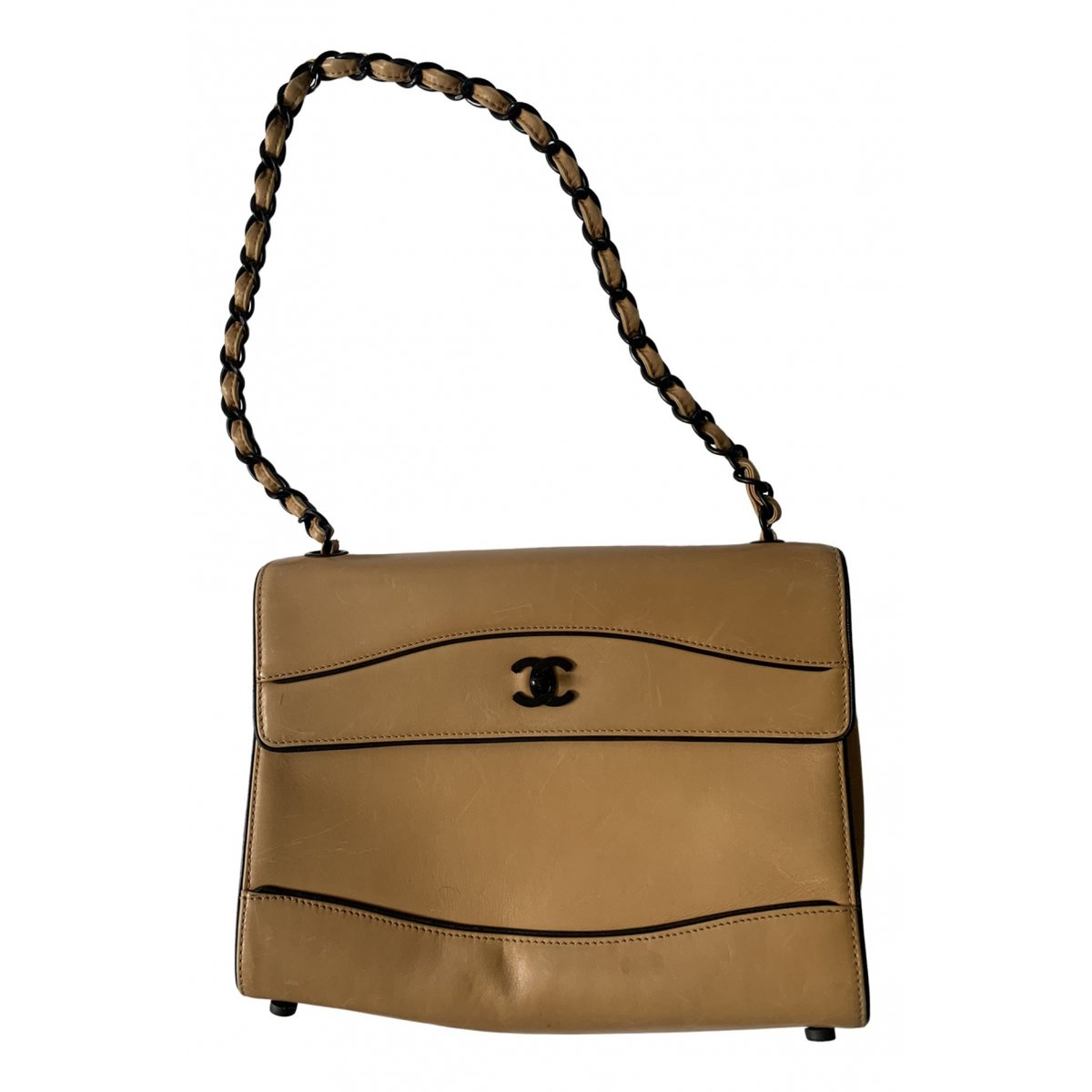 Trendy CC Flap leather handbag