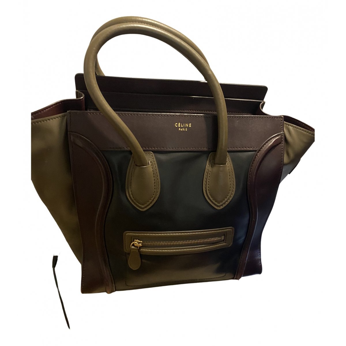 Luggage leather handbag