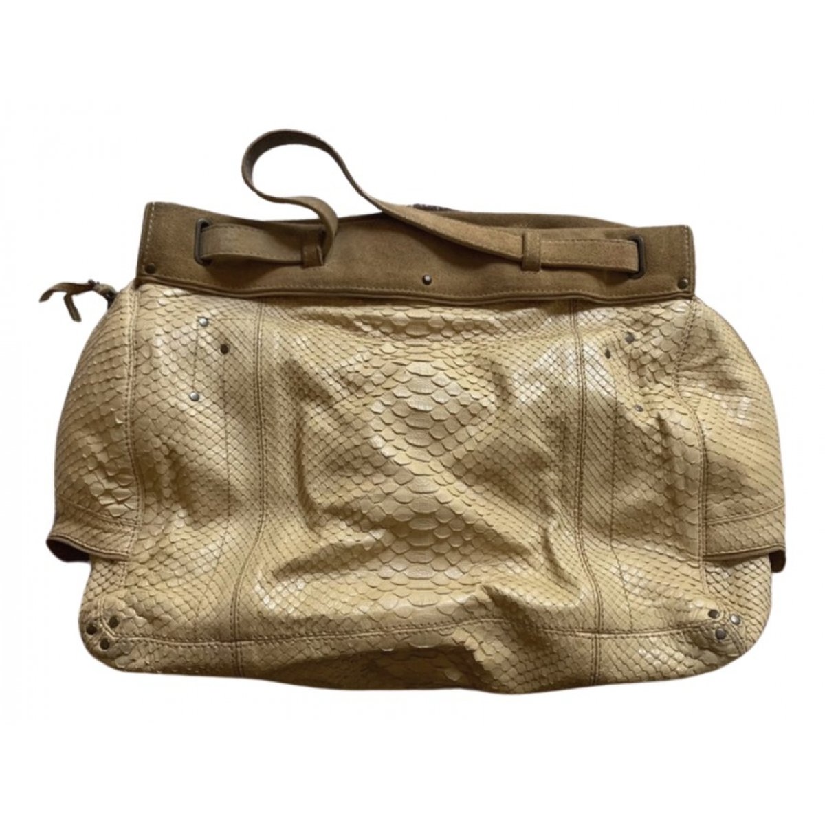 Carlos python handbag