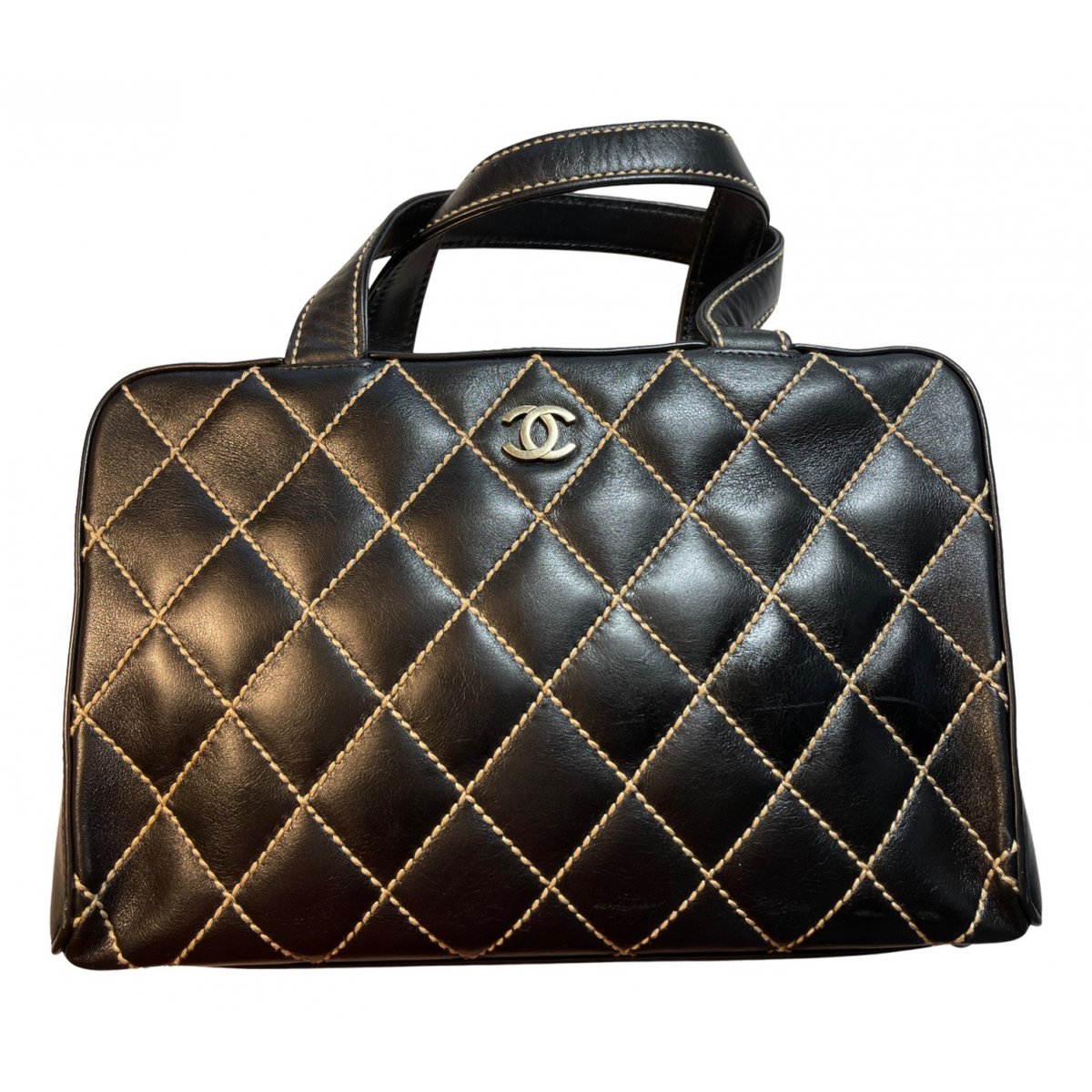 Trendy CC Quilted leather tote