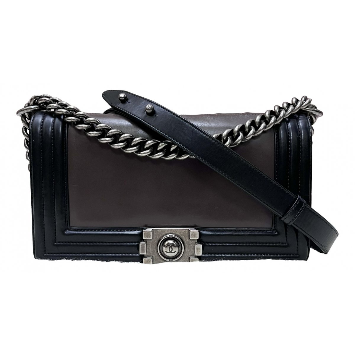 Boy leather crossbody bag