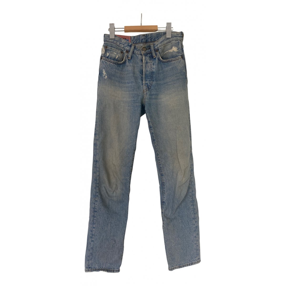 Blå Konst straight jeans