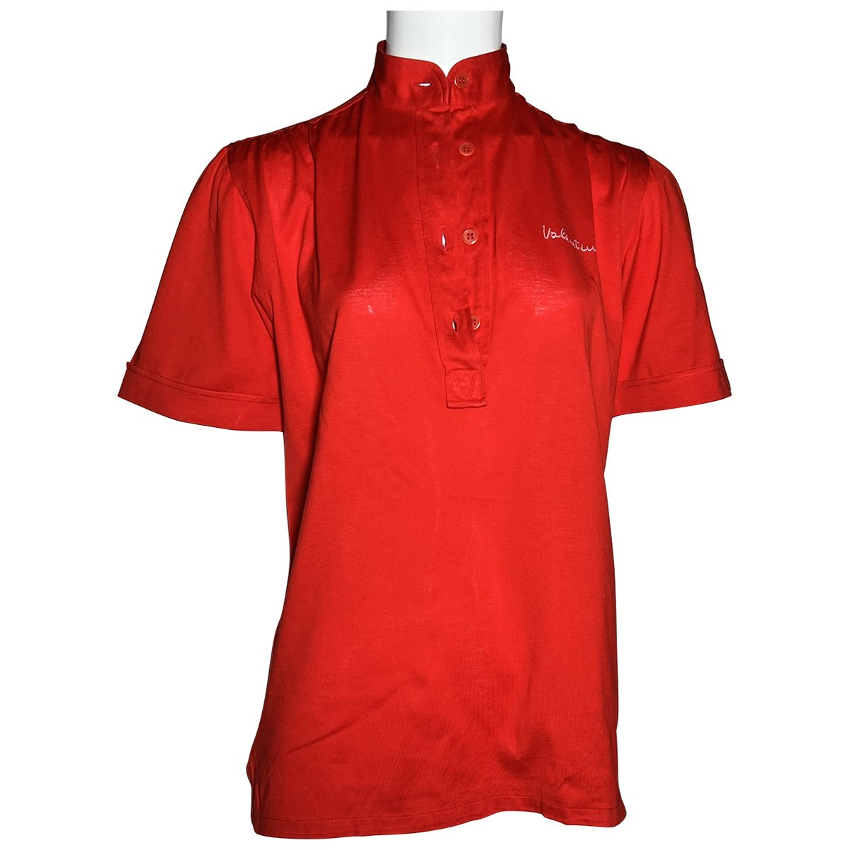 VLogo velvet t-shirt