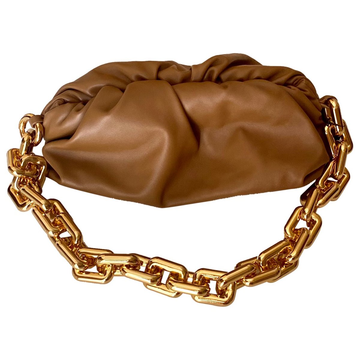 Chain Pouch leather handbag