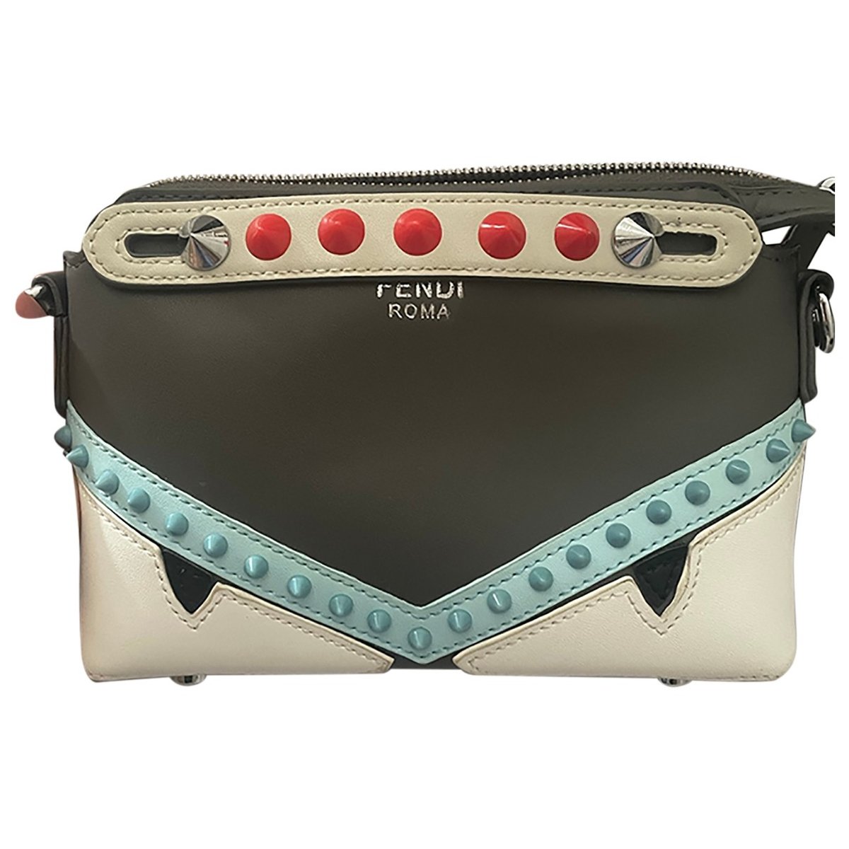Peekaboo mini pocket leather handbag