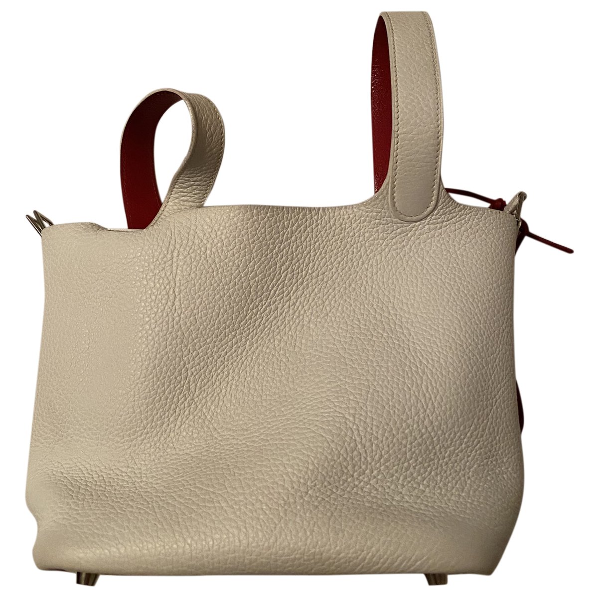 Picotin leather tote