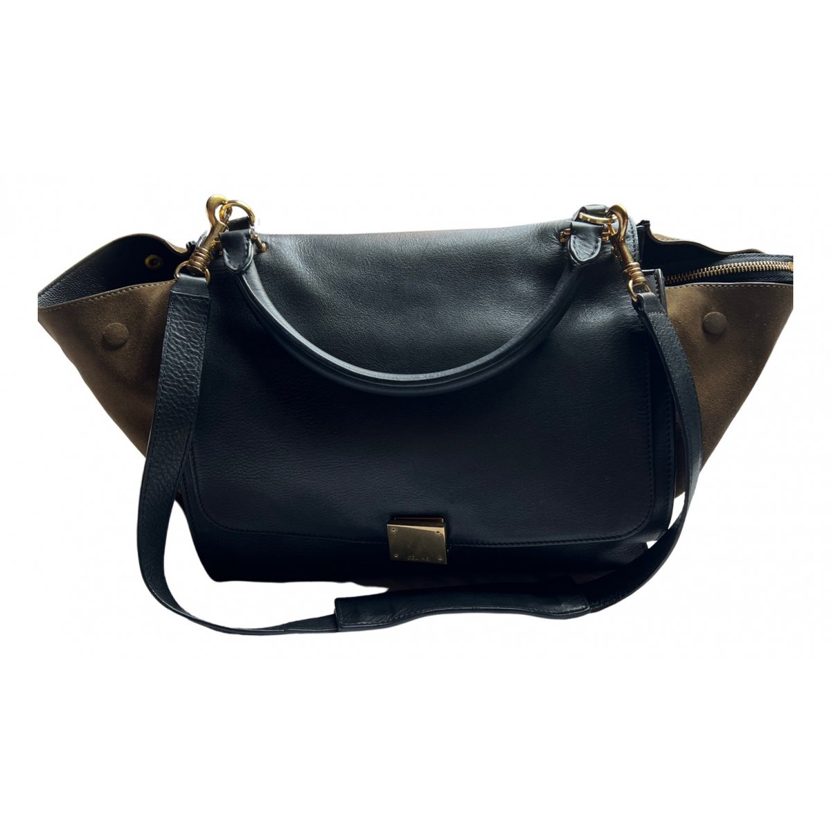 Tri-Fold leather tote
