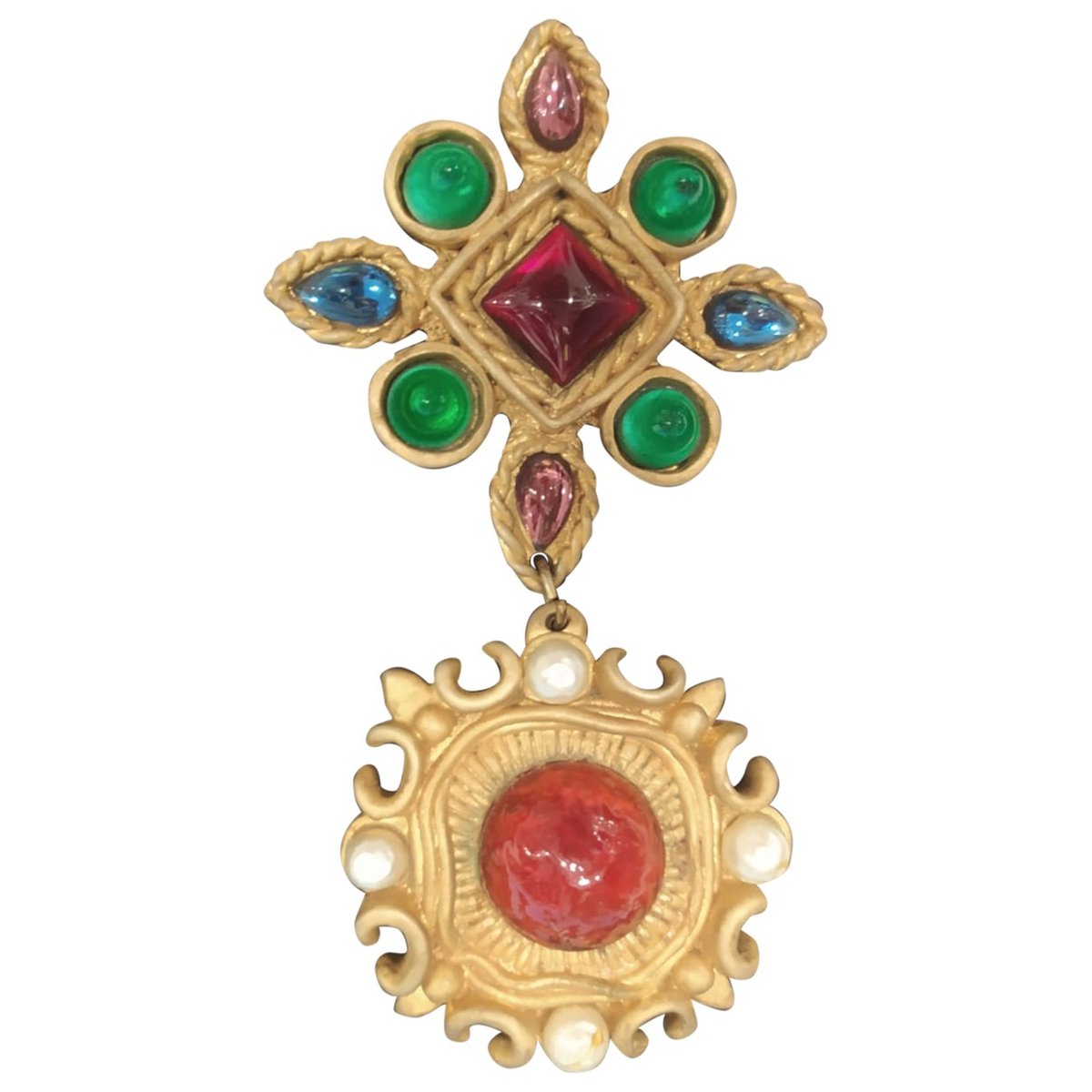 Gripoix pin & brooche
