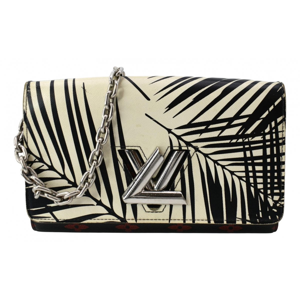 Twist leather handbag
